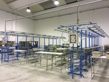 Linea di montaggio completa installata da Tecnical
